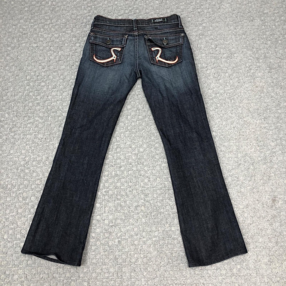 Rock & Republic Kurt Jeans Womens 26 Blue Low Rise Slim Bootcut Stretch 26x32 - Picture 2 of 16